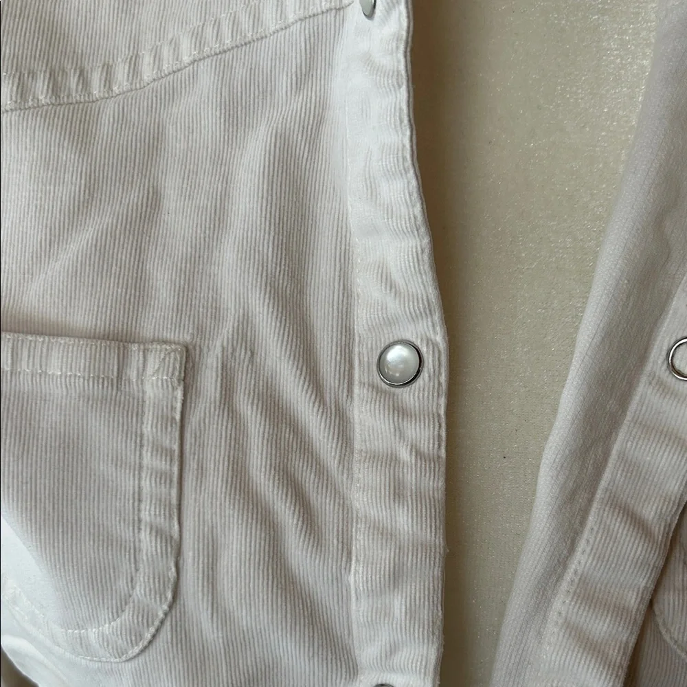 White Button-Up Shirt - Picture 2 of 8